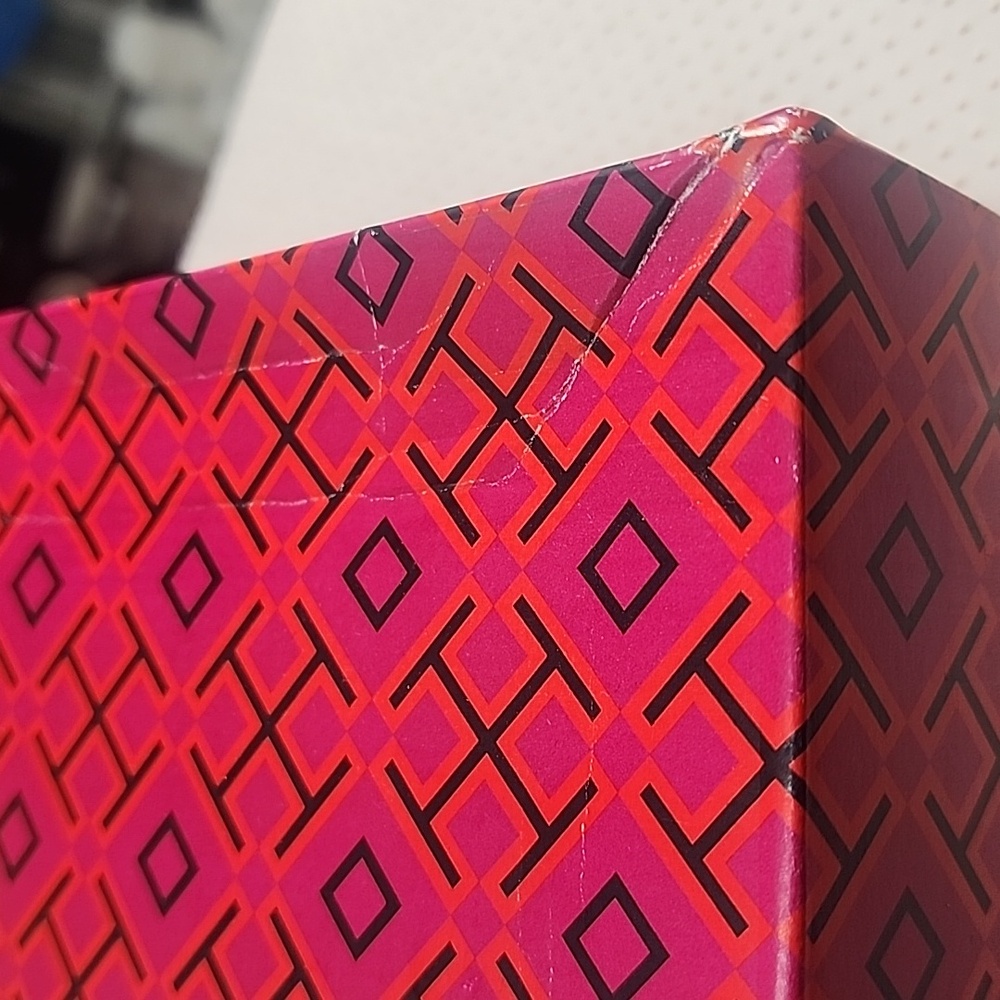 Tory Burch Pink and Orange Shoe BOX - Picture 5 of 6